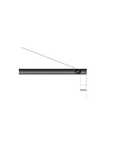 Crus 12 9.5 Mast Extension Carbon C100 Tube 170cm