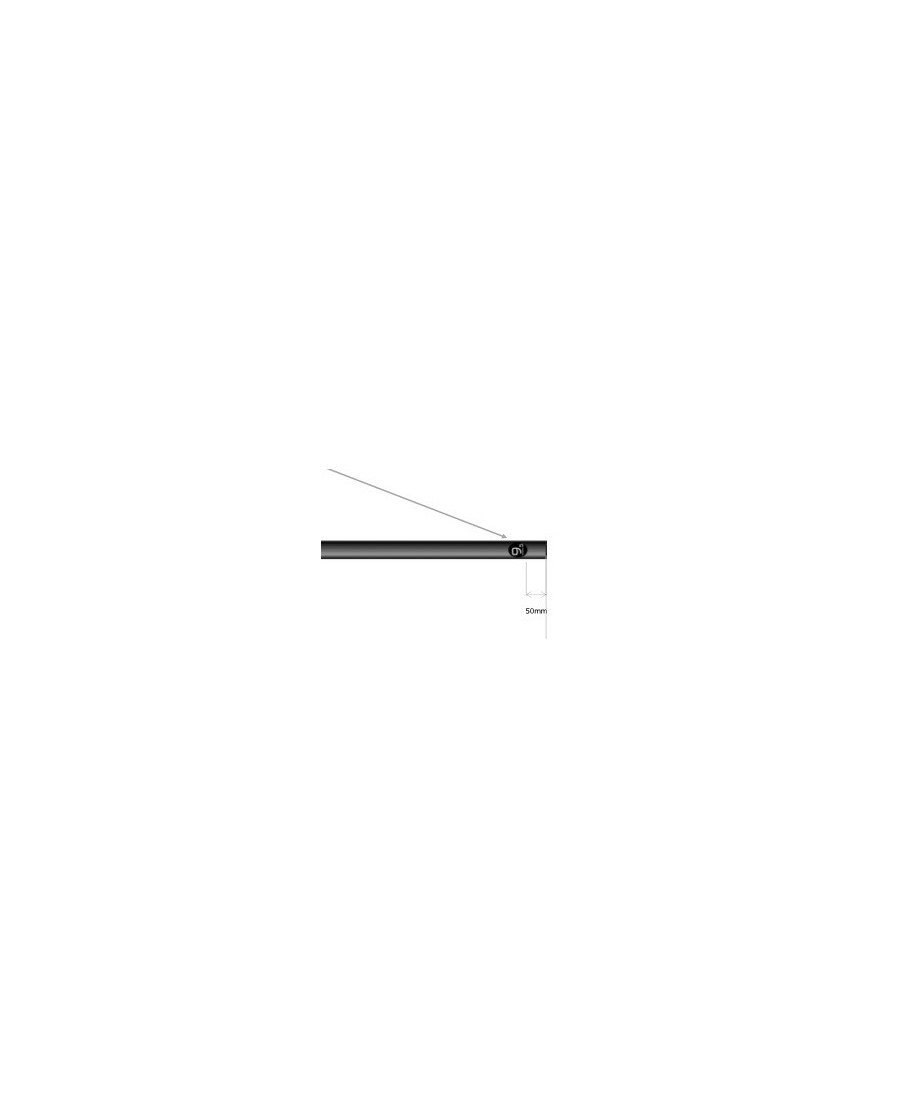 Crus 12 9.5 Mast Extension Carbon C100 Tube 170cm
