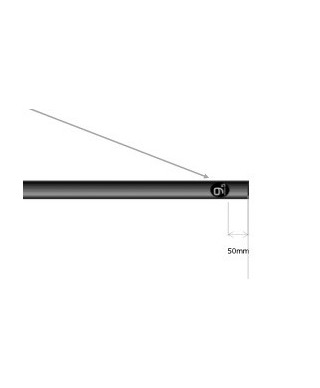 Crus 12 9.5 Mast Extension Carbon C100 Tube CYP0024 Crus Yacht Sàrl
