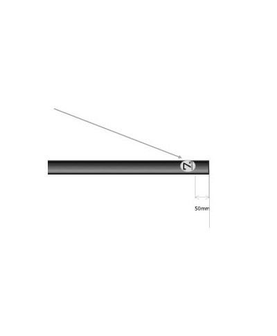 Crus 12 7.5 Mast Extension Carbon C100 Tube 65 CYP0025 Crus Yacht Sàrl