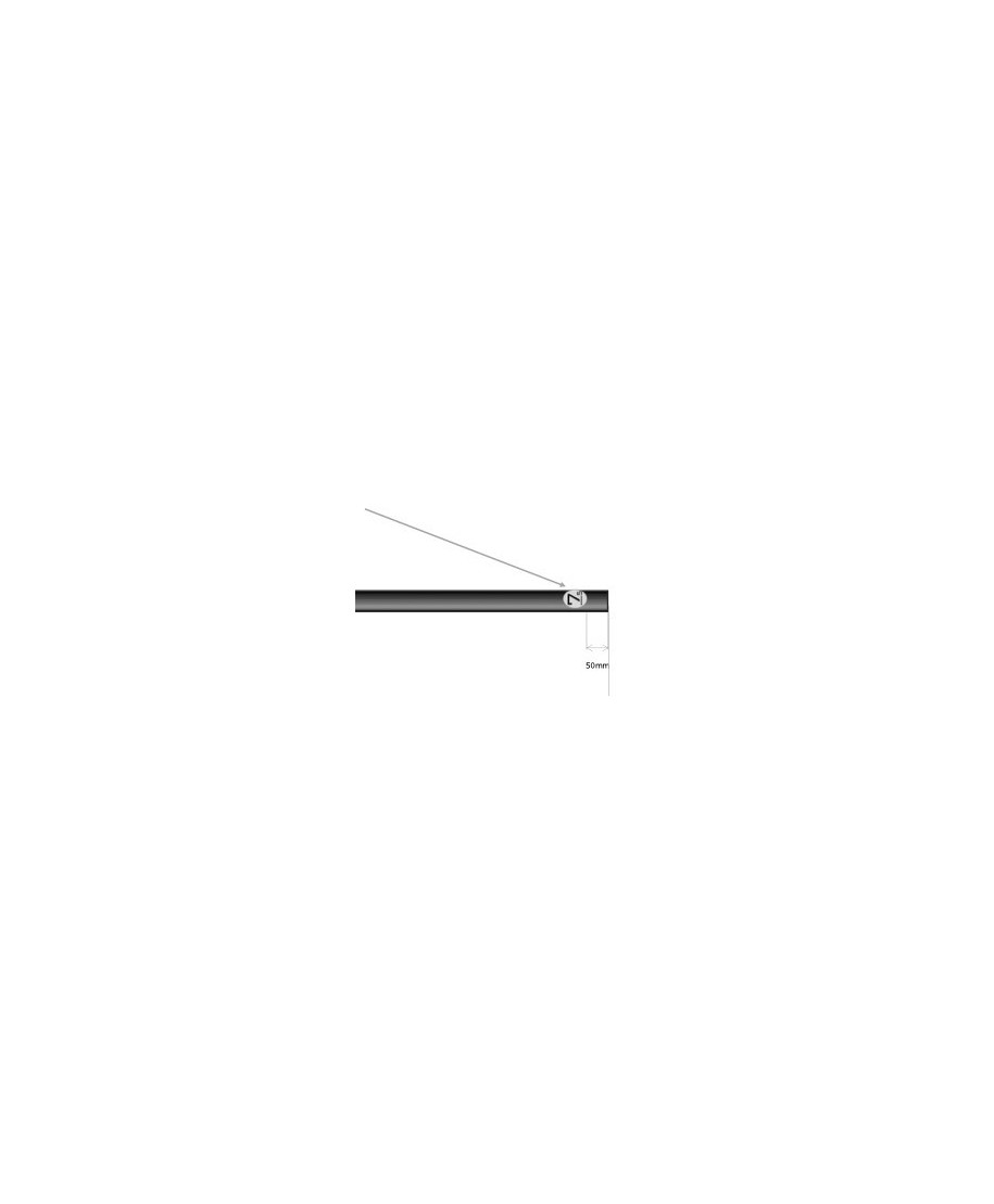 Crus 12 7.5 Mast Extension Carbon C100 Tube 65cm