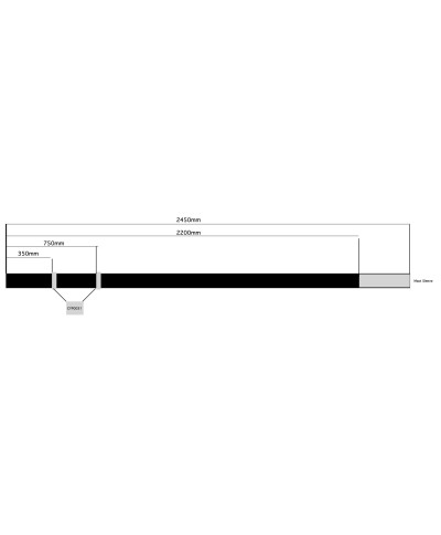 Crus 12 Mast Carbon C100 Tube 460cm CYP0026 Crus Yacht Sàrl